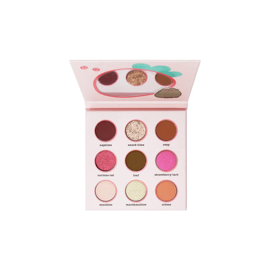 PUSHEEN Strawberry Creme 9 Color Eyeshadow Palette