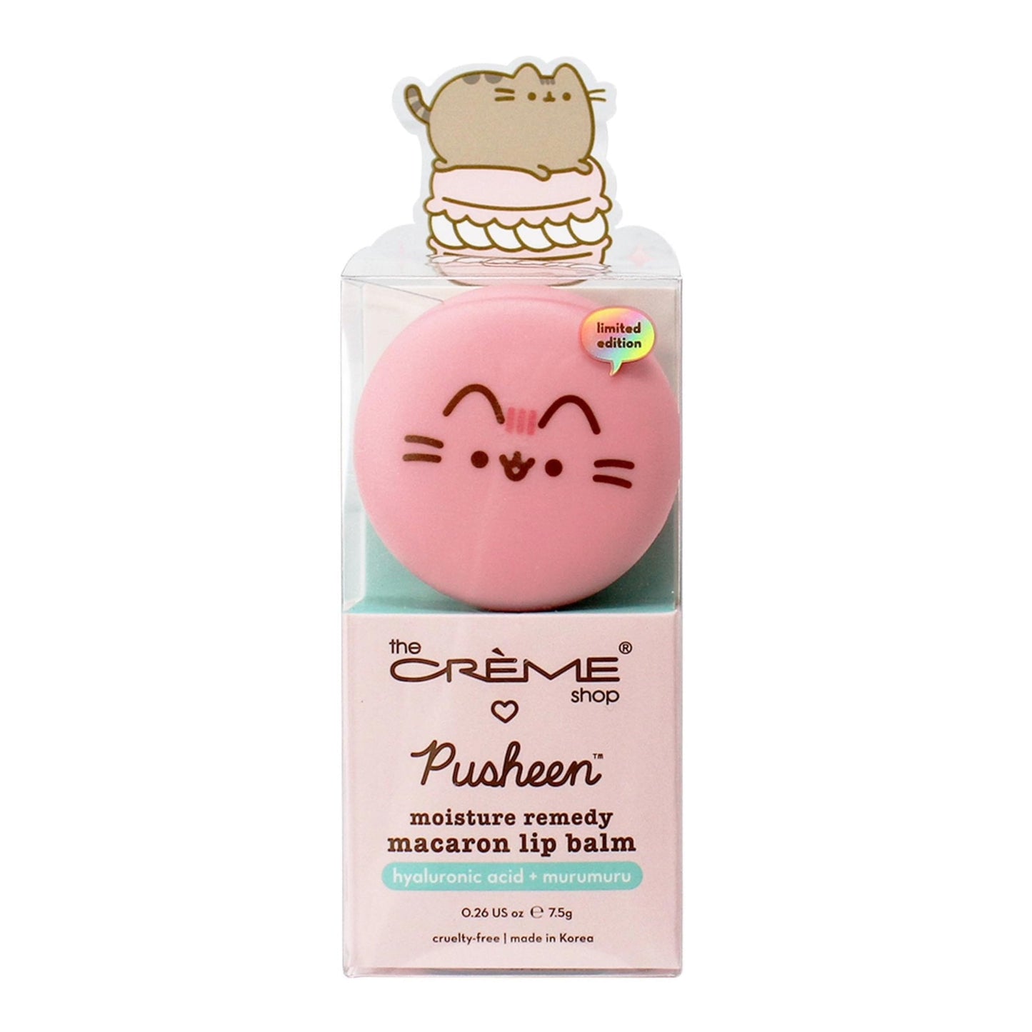 PUSHEEN Macaron Lip Balm (Strawberry Dream)