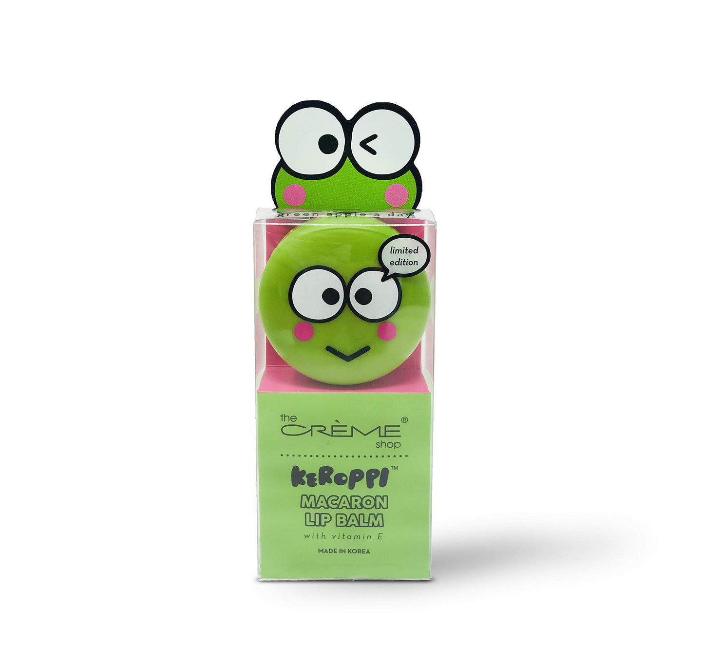 Kero Kero Keroppi Macaron Lip Balm (Green Apple)