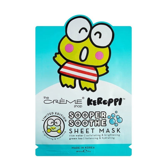 Kero Kero Keroppi Face Sheet Mask (Sooper Soothe)