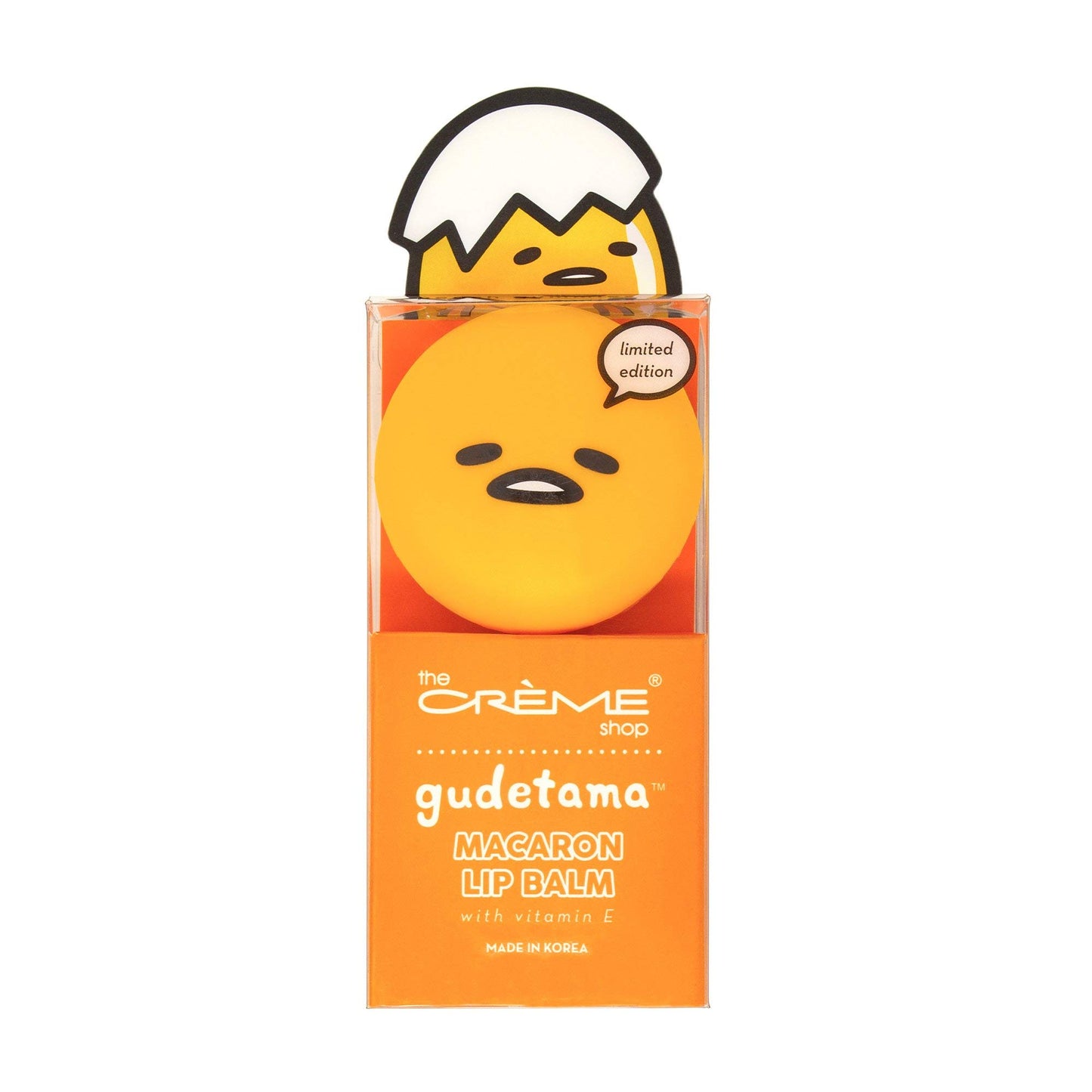 Gudetama Macaron Lip Balm (Peach Gummies)