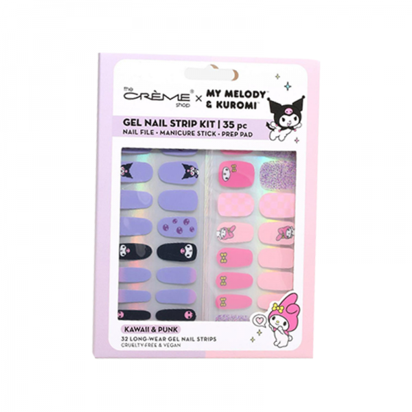 Kuromi & My Melody Gel Nail Strips (Kawaii&Punk)