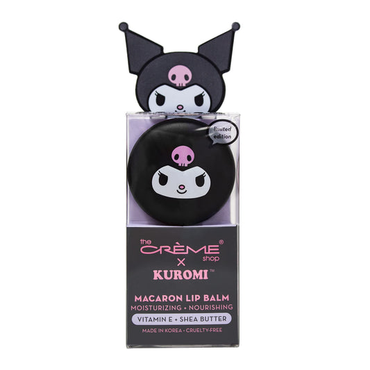 Kuromi Macaron Lip Balm (Raspberry Cream Puff)