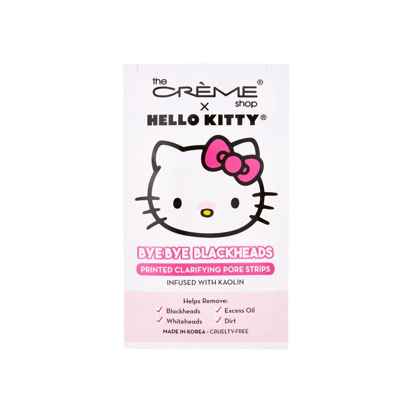 Hello Kitty Byebye Blackheads / Pore Strips 6pcs