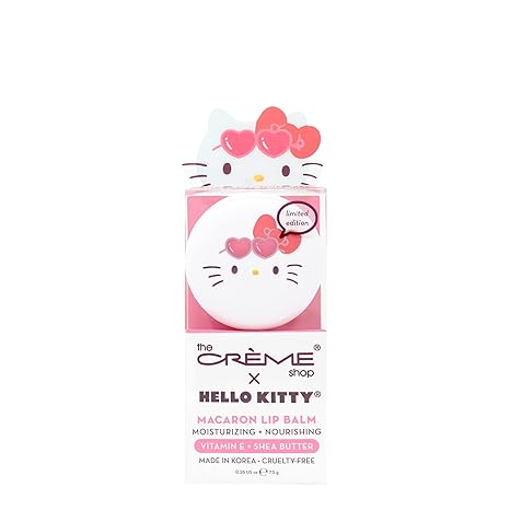 Hello Kitty Macaron Lip Balm (STRAWBERRY MILKSHAKE)