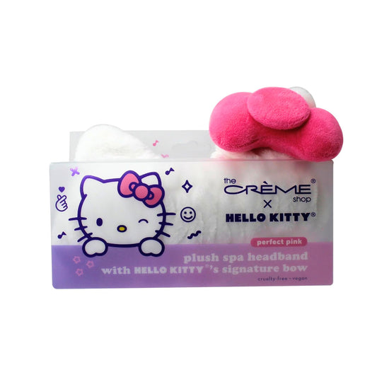 Hello Kitty Purple plush Headband with Signature Bow (Perfect Pink)