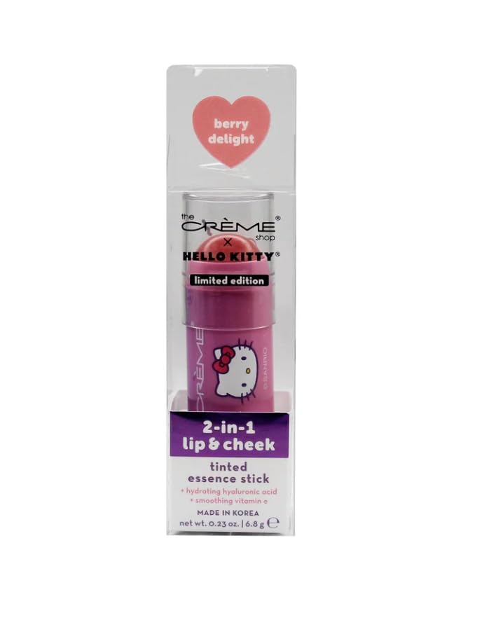 Hello Kitty Purple 2-N-1 Lip&Cheek Tinted Essence Stick (Berry Delight)