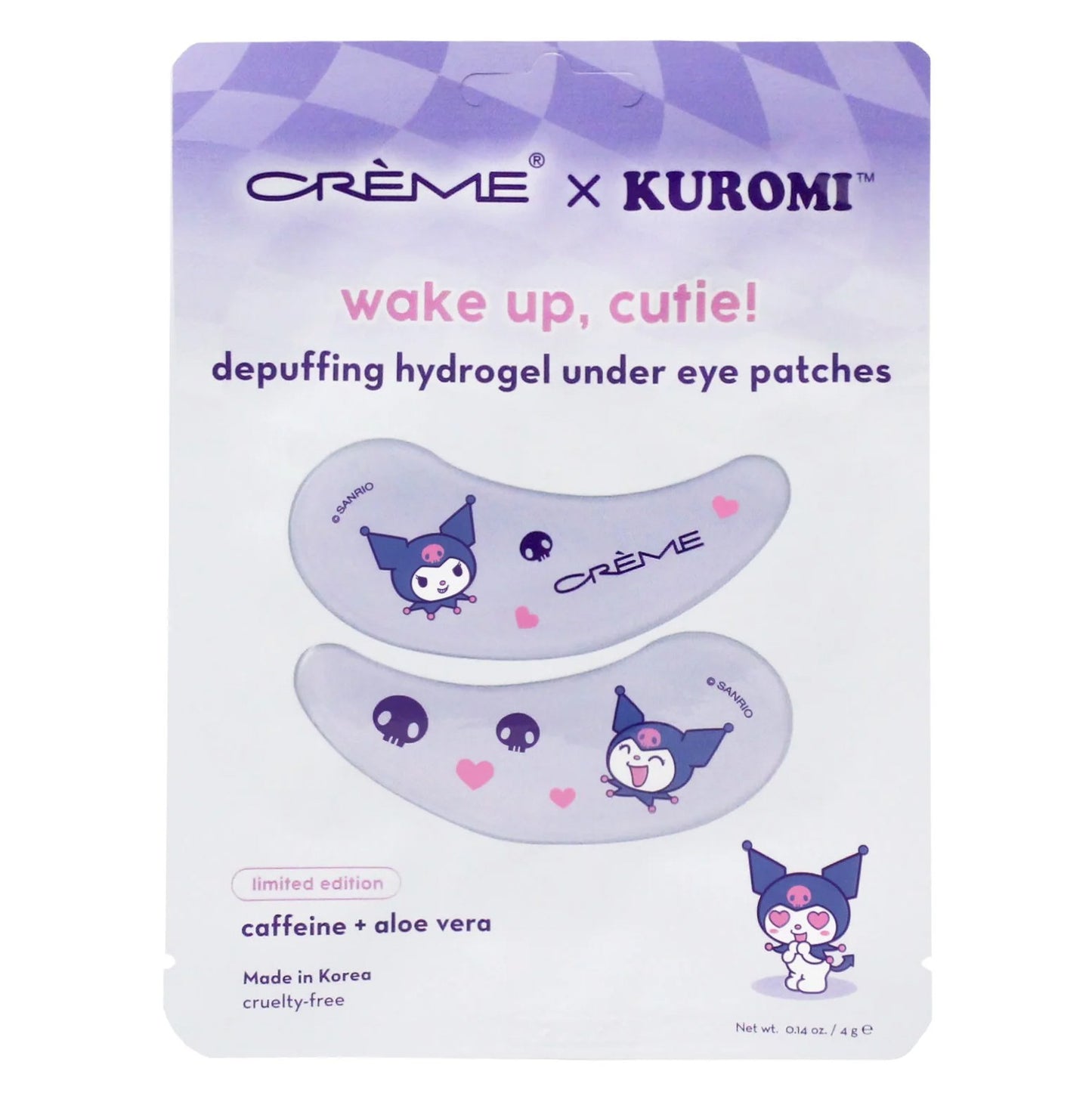 TCS X KUROMI HYDROGEL UNDER EYE PATCHES